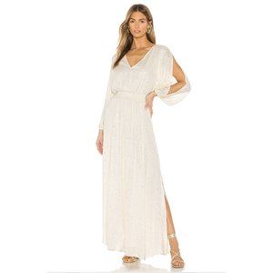 Sundress Laura Dress Maxi Saint Barth Coconut Cream Embellished XS/S NWT $147